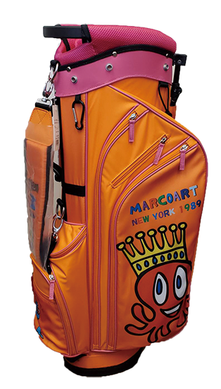 **日本初限定販売**MARCOART New York 1989 オリジナルキャディバッグ Orange/オレンジ